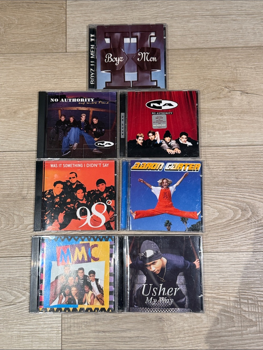 Mixed 90s R&B Pop CD Lot - Usher, Aaron Carter, No Authority +